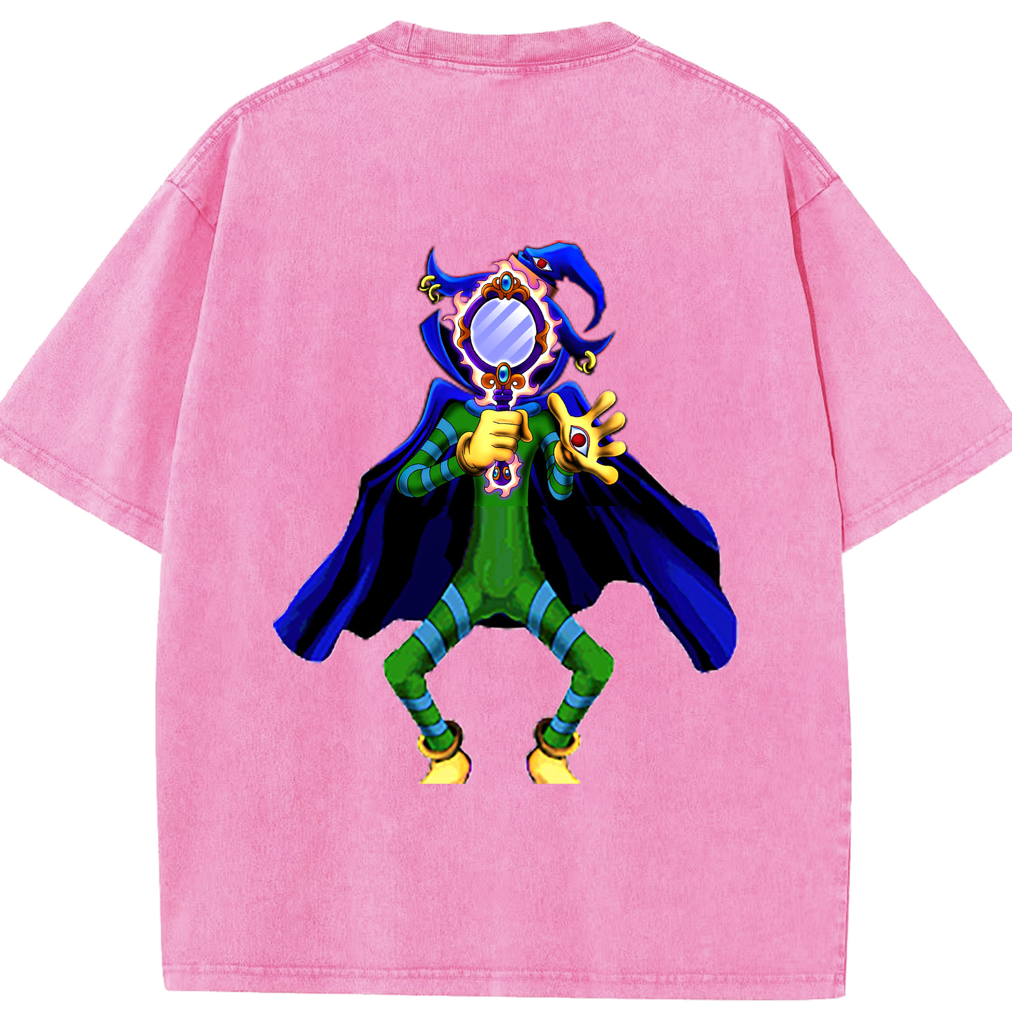 （画像用） 遊☆戯☆王 Yu-Gi-Oh! 綿100% ヴィンテージ風 半袖Tシャツ（背面プリント）
